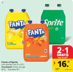 Carrefour Market Fanta of Sprite aanbieding