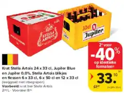 Carrefour Market Stella Artois en Jupiler aanbieding