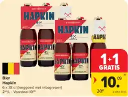 Carrefour Market Bier Hapkin aanbieding