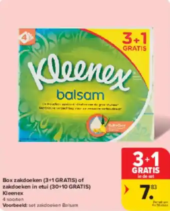 Carrefour Market Kleenex aanbieding