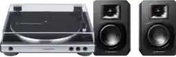 Coolblue Audio Technica AT-LP60XUSBGM + Audio-Technica ATH-SP3X Noir aanbieding
