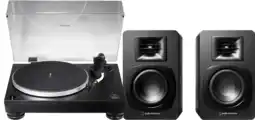Coolblue Audio Technica AT-LP5X + Audio-Technica ATH-SP3X Noir aanbieding
