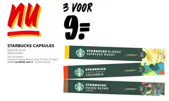 Jumbo Starbucks capsules aanbieding