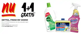 Jumbo Dettol, finish en vanish aanbieding