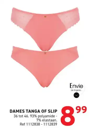 Trafic Envie dames tanga of slip aanbieding