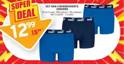 Trafic Puma set van 3 boxershorts jongens aanbieding