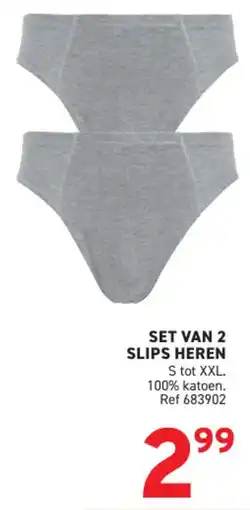 Trafic Set van 2 slips heren aanbieding