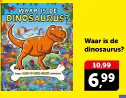 Boekenvoordeel Waar is de dinosaurus? aanbieding