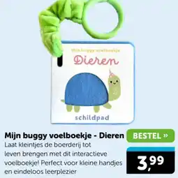 Boekenvoordeel Mijn buggy voelboekje - Dieren aanbieding