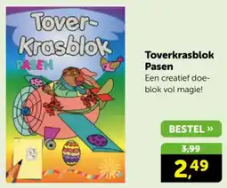 Boekenvoordeel Toverkrasblok pasen aanbieding