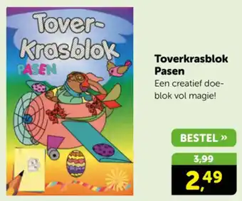 Boekenvoordeel Toverkrasblok pasen aanbieding