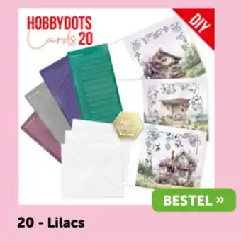 Boekenvoordeel Hobbydots Cards 20 - Lilacs aanbieding