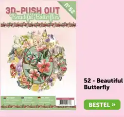 Boekenvoordeel 3D Push-Out Books 52 - Beautiful Butterfly aanbieding