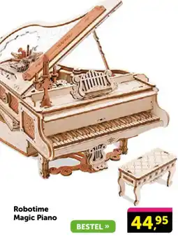 Boekenvoordeel Robotime Magic Piano aanbieding