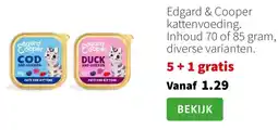 Intratuin Edgard & Cooper kattenvoeding. aanbieding