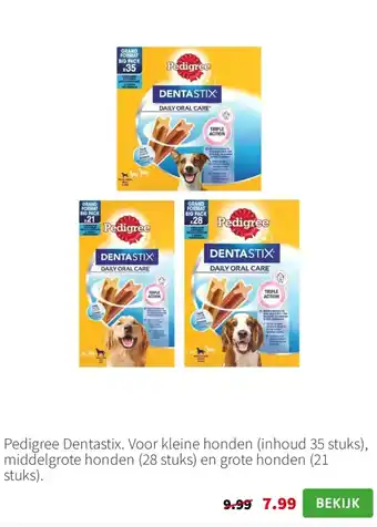 Intratuin Pedigree dentastix aanbieding