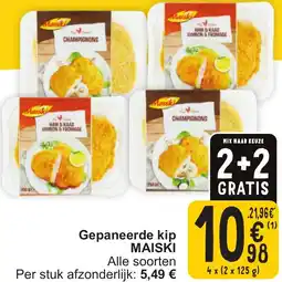 Cora Gepaneerde kip maiski aanbieding