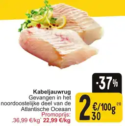 Cora Kabeljauwrug aanbieding