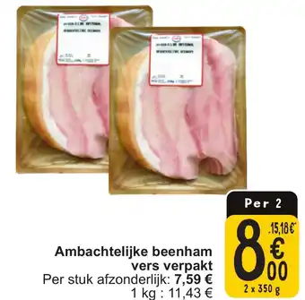 Cora Ambachtelijke beenham vers verpakt aanbieding