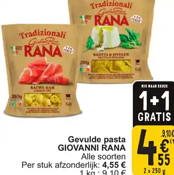 Cora Giovanni rana gevulde pasta aanbieding