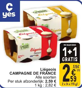 Cora Campagne de france liégeois aanbieding