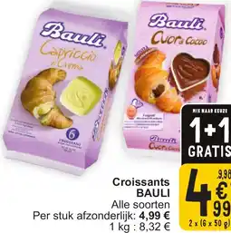 Cora Bauli croissants aanbieding