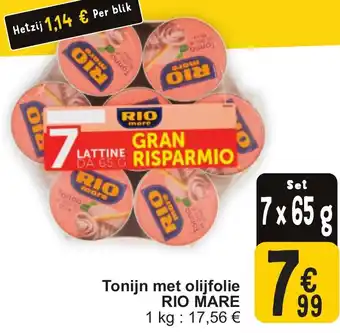 Cora Rio mare tonijn met olijfolie aanbieding