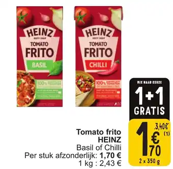 Cora Heinz tomato frito aanbieding