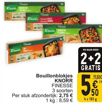 Cora Knorr finesse bouillonblokjes aanbieding