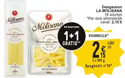 Cora La molisana deegwaren aanbieding