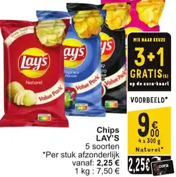 Cora Lay's chips aanbieding