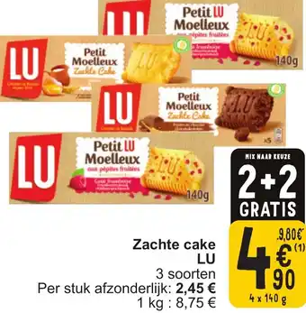 Cora Lu Zachte cake aanbieding