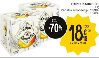 Cora Tripel karmeliet + lg aanbieding