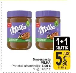 Cora Smeerpasta MILKA aanbieding