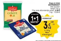 Cora Kaas in blok ENTREMONT aanbieding