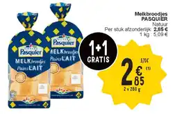 Cora Melkbroodjes PASQUIER aanbieding