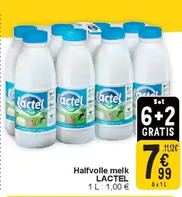 Cora Halfvolle melk LACTEL aanbieding