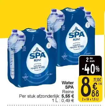 Cora Water SPA aanbieding