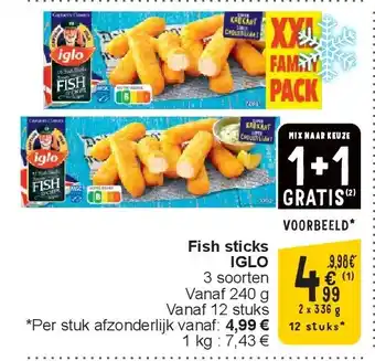 Cora Fish sticks IGLO aanbieding