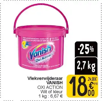 Cora Vlekverwijderaar VANISH aanbieding