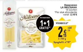 Cora Deegwaren LA MOLISANA aanbieding