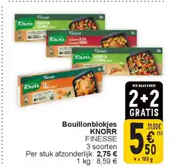 Cora Bouillonblokjes KNORR aanbieding