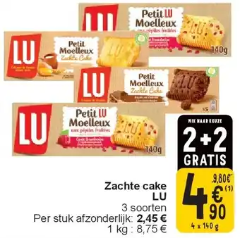 Cora Zachte cake LU aanbieding