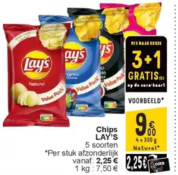 Cora Chips LAY’S aanbieding