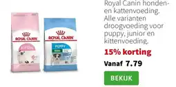 Intratuin Royal Canin honden-en kattenvoeding aanbieding