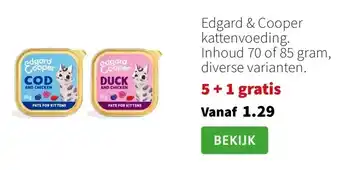 Intratuin Edgard & Cooper kattenvoeding aanbieding