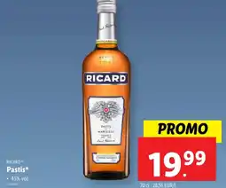 Lidl Pastis aanbieding