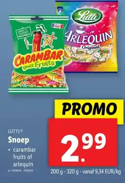 Lidl Snoep aanbieding