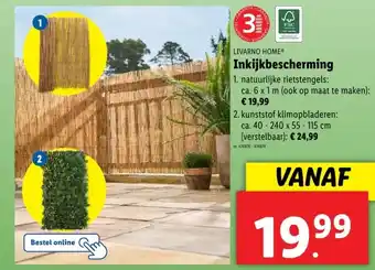 Lidl Inkijkbescherming aanbieding