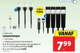 Lidl Ledsolarlampen aanbieding